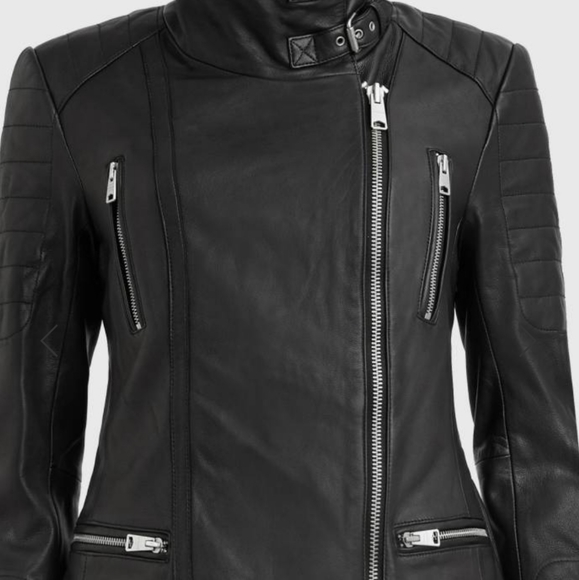 AllSaints Leather Jacket - Picture 7 of 10